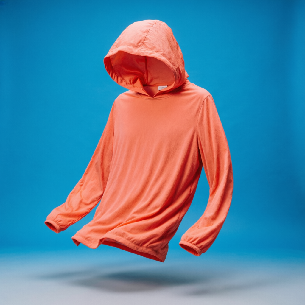 Coral sun hoodie